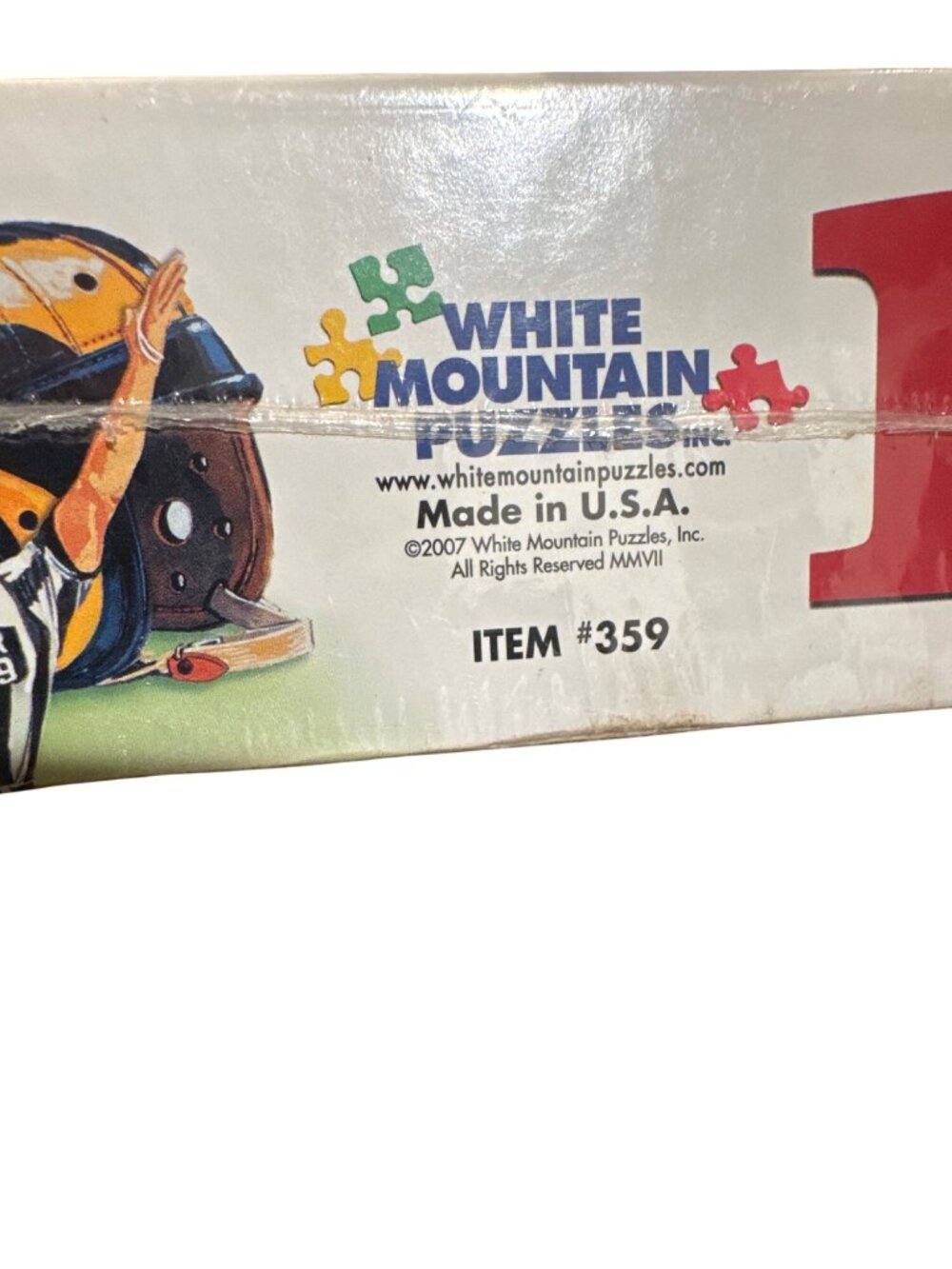 White Mountain Everything Football Puzzle 1000 Pieces 24”x30” New Sealed 2007 - Picture 6 of 15